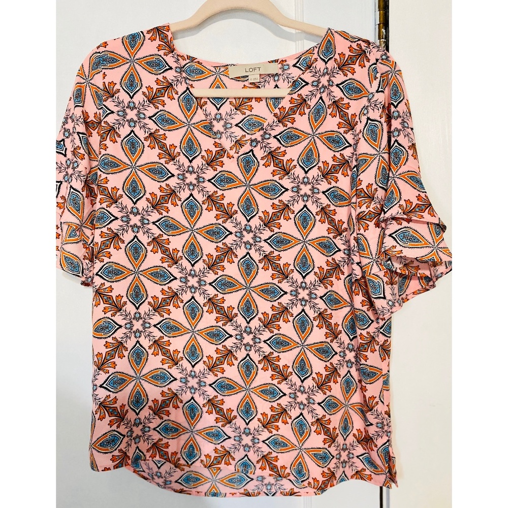 LOFT Patterned Blouse